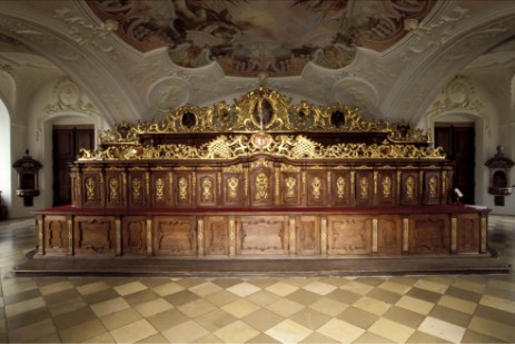 Schrein in Sakristei im Kloster Niederaltaich