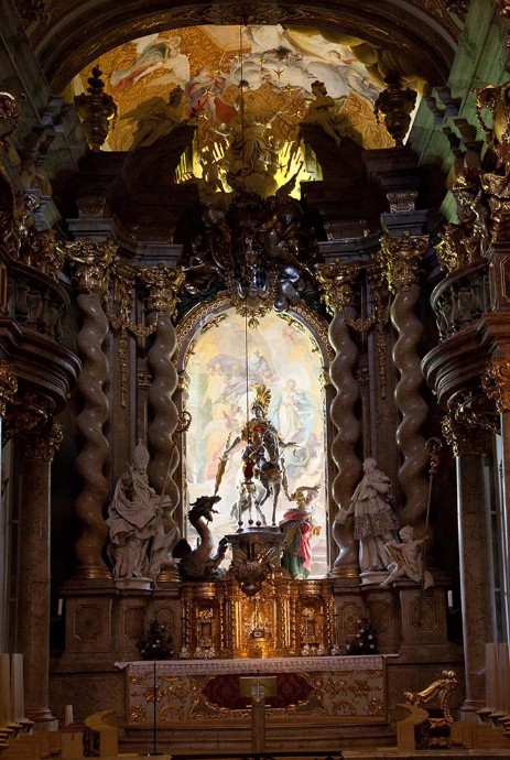 Asamaltar im Kloster Weltenburg