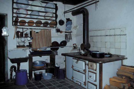 Küche in Freilichtmuseum Finsterau